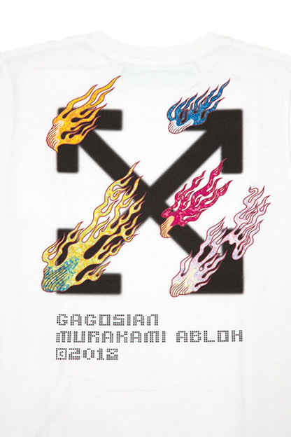 OFF-WHITE Murakami America Too Tee White