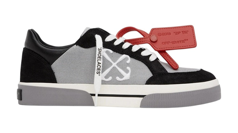 Off-White New Low Vulcanized Grey Black
