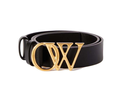 Off-White OW Initials Belt 30 Black
