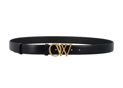 Off-White OW Initials Belt 30 Black