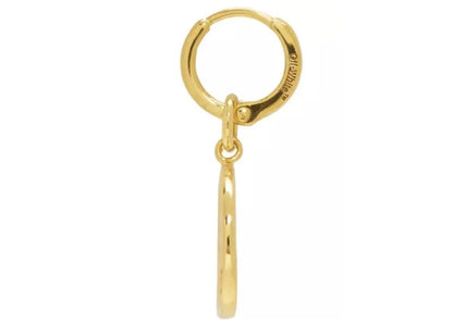 OFF-WHITE Off Circle Single Earring Gold