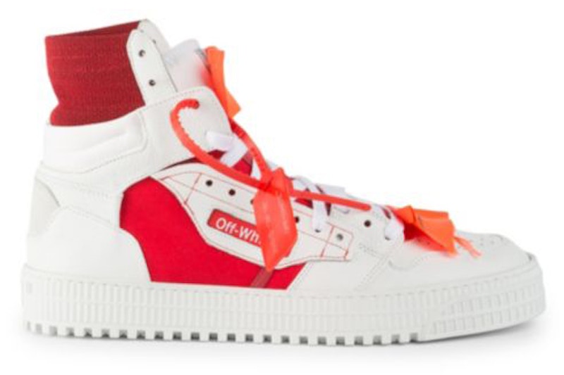 OFF-WHITE Off-Court White Red