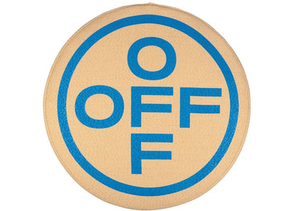 OFF-WHITE Off Cross Stool Camel/Peacock
