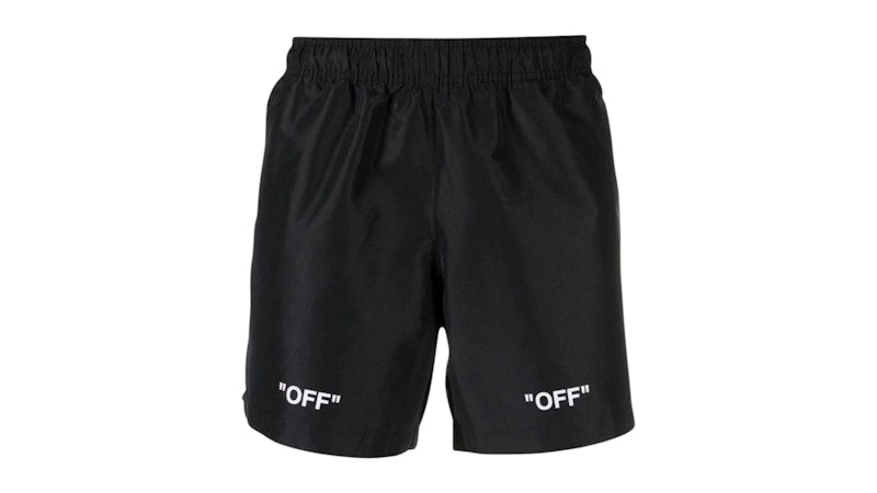 OFF-WHITE Off Quote Shorts Black