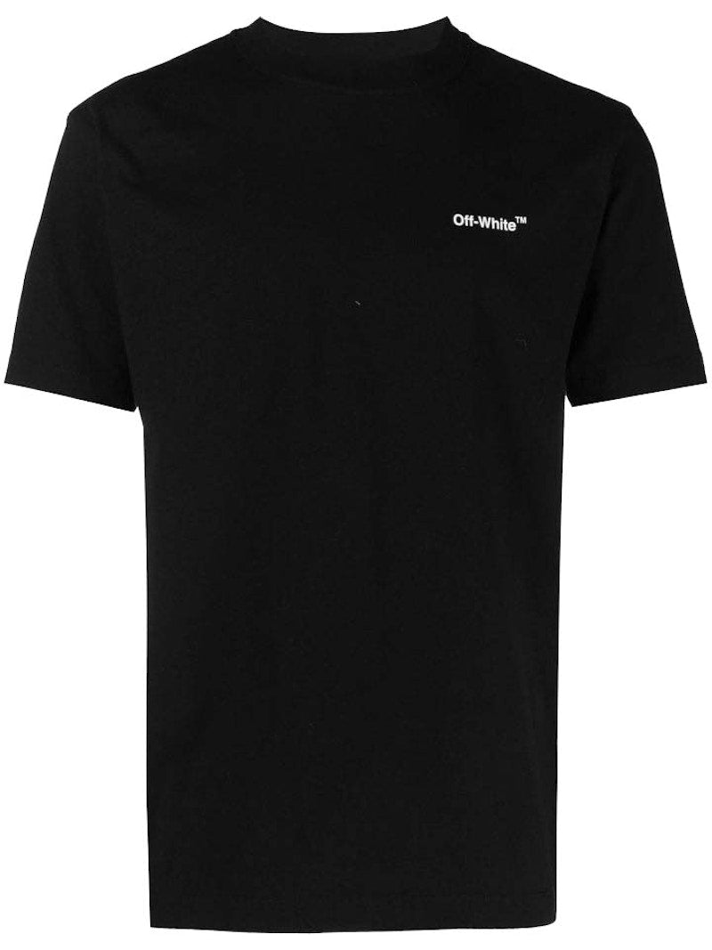 OFF-WHITE Off-White Men Chain Arr Slim S/S Tee Black/White