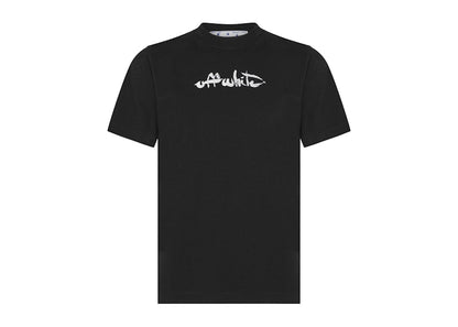 OFF-WHITE Paint Arrow Slim S/S T-Shirt Black/White