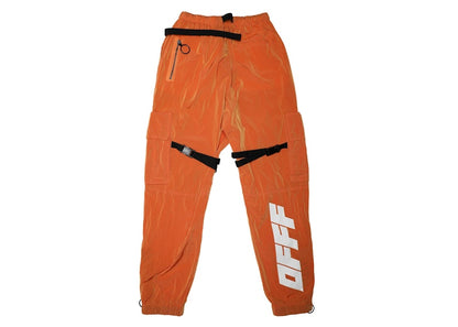 OFF-WHITE Parachute Cargo Pants Orange