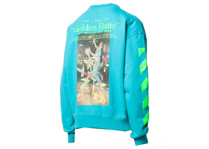 OFF-WHITE Pascal Painting Over-Fit Sweatshirt Blue