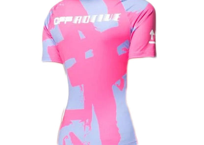 OFF-WHITE Printed Short-Sleeve Shirt Pink/Purple