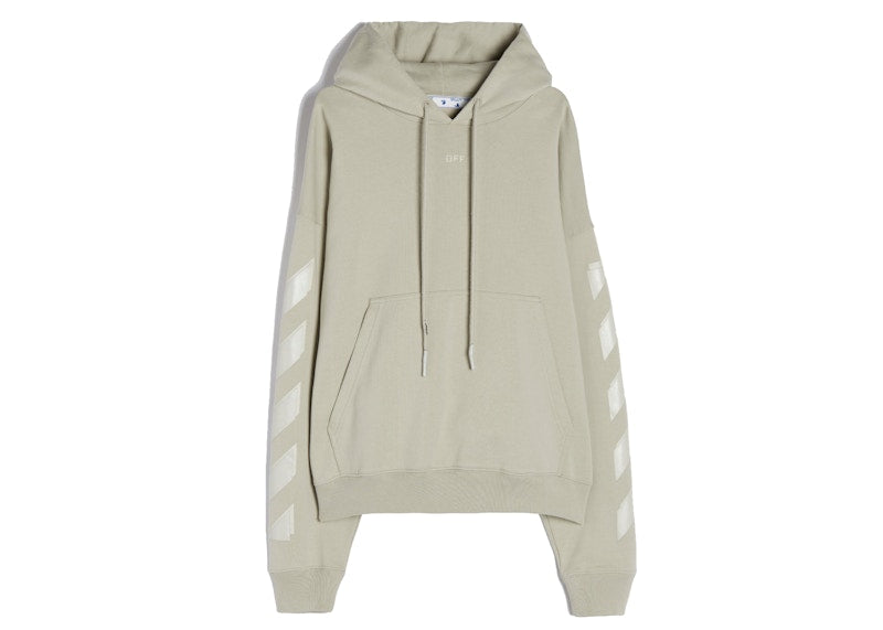 OFF-WHITE Rubber Arrows Hoodie Beige/Beige