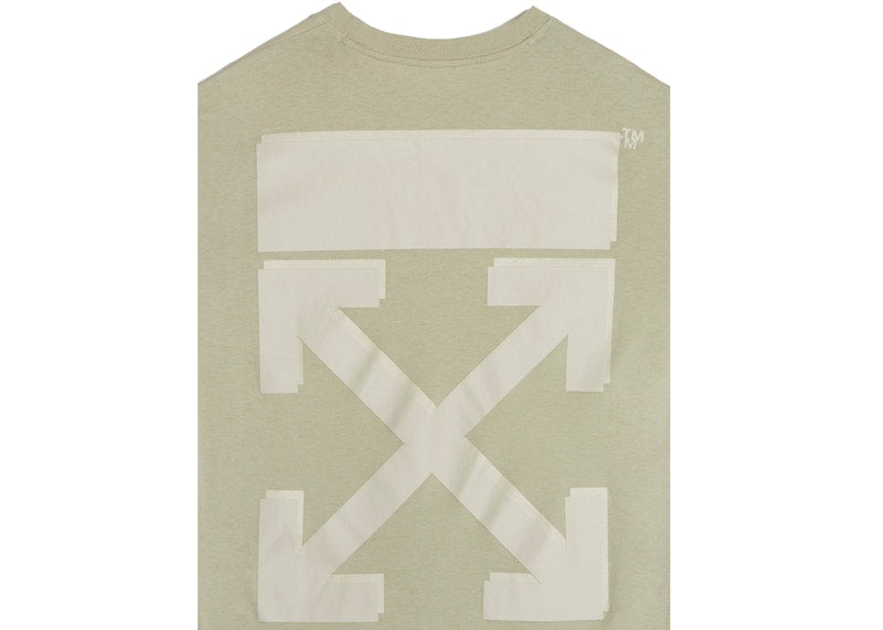 OFF-WHITE Rubber Arrows S/S T-shirt Beige/Light Grey