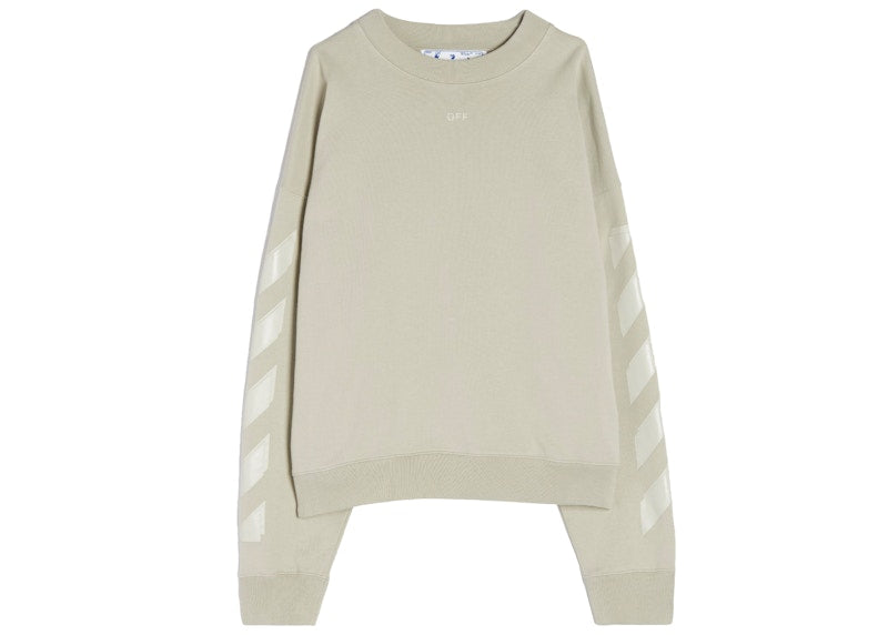 OFF-WHITE Rubber Arrows Sweatshirt Beige/Beige