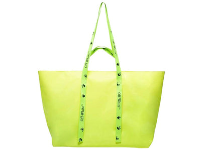 Off-White "SCULPTURE" Commercial Tote Bag Small Yellow