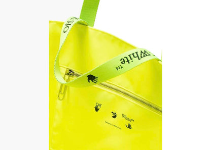 Off-White "SCULPTURE" Commercial Tote Bag Small Yellow