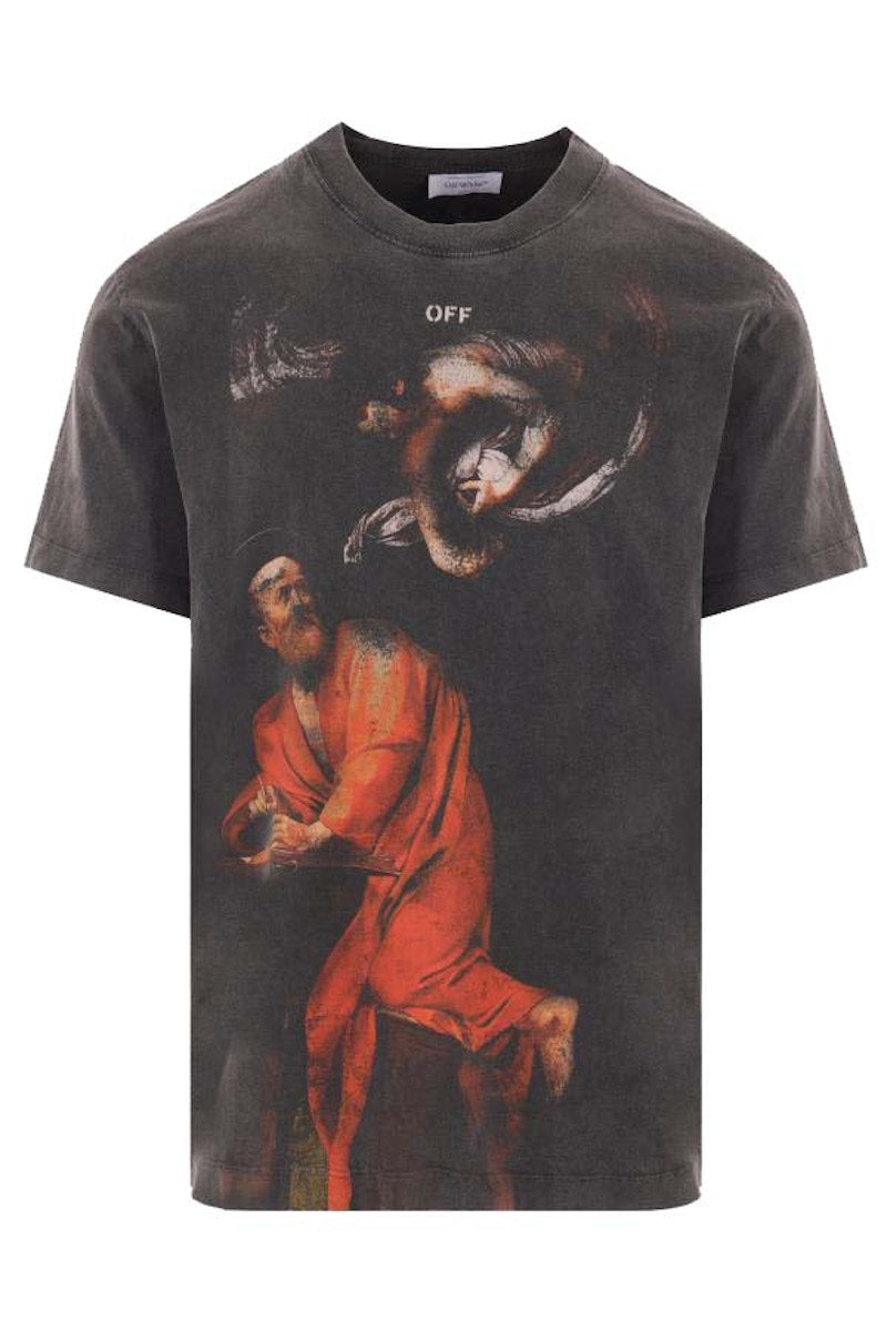 OFF-WHITE S.Matthew Tee Black