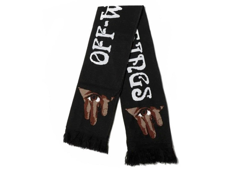 OFF-WHITE Seeing Things Scarf Black