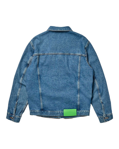 OFF-WHITE Skate Denim Jacket Medium Blue