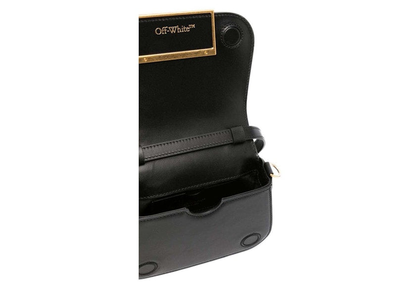 Off-White Skeleton Binder Shoulder Bag Black