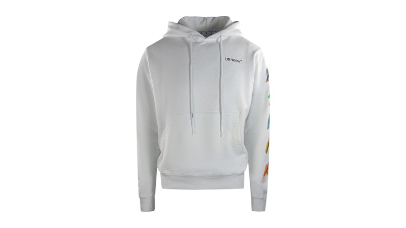 OFF-WHITE Smr Print Logo Slim Fit Hoodie White