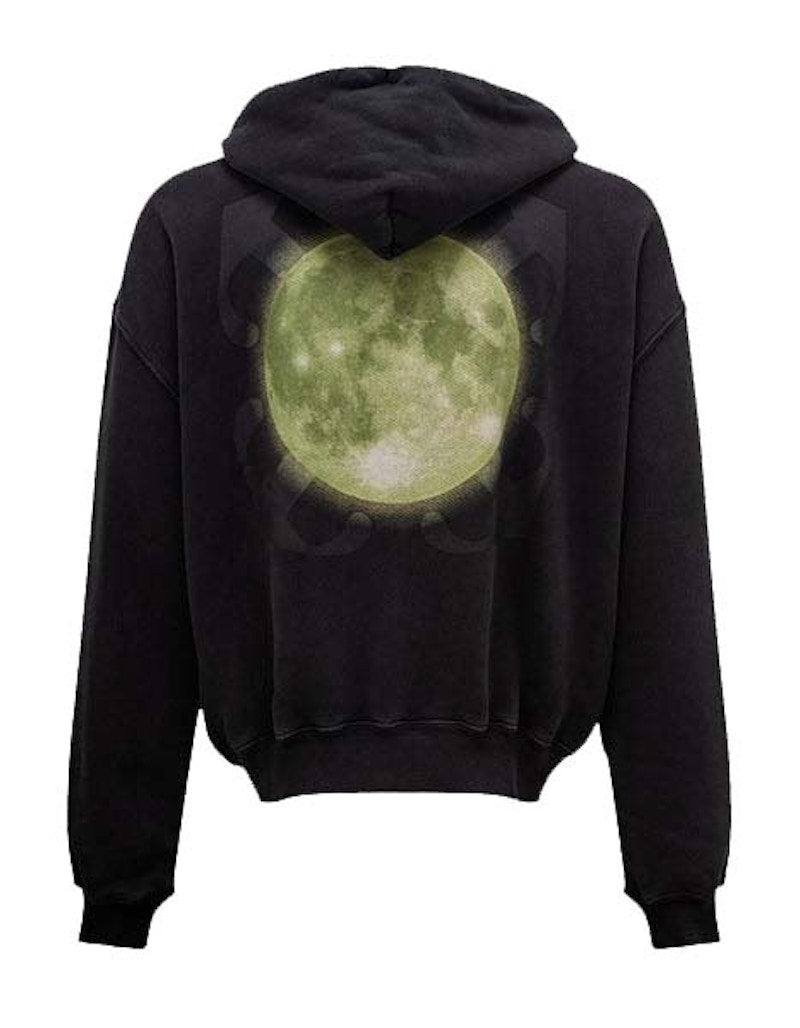 OFF-WHITE Super Moon Cotton Hoodie Black