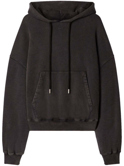 OFF-WHITE Super Moon Cotton Hoodie Black