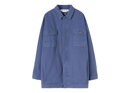 OFF-WHITE Tab Canvas Military Overshirt Dusty Blue