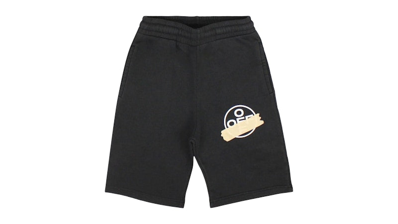 OFF-WHITE Tape Arrow Logo Shorts Black