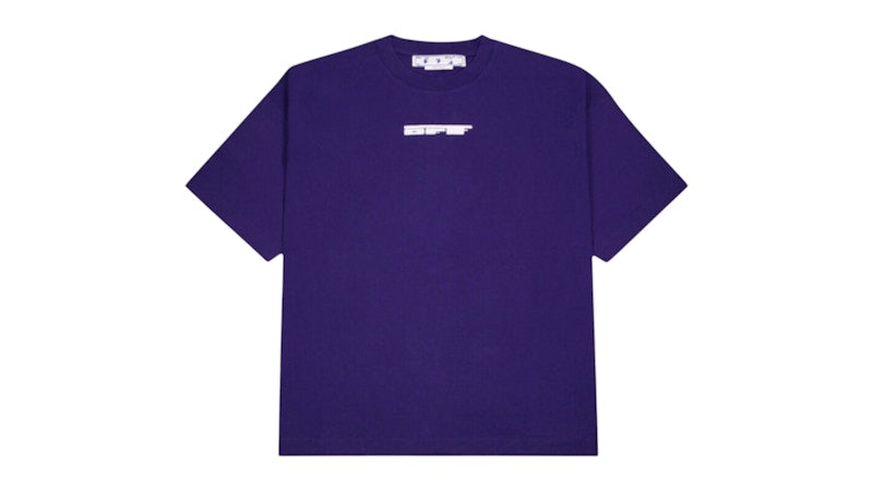 OFF-WHITE Teddy Arrow Logo Over Skate Fit T-Shirt Purple