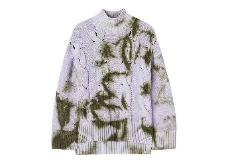 OFF-WHITE Tie Dye Turtleneck Tie Dye Violet