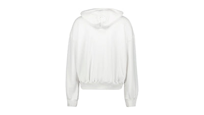 OFF-WHITE Wave Outline Diag Slim Hoodie Melange Grey