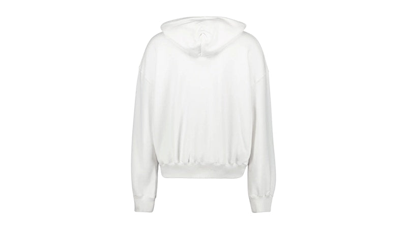 OFF-WHITE Wave Outline Diag Slim Hoodie Melange Grey