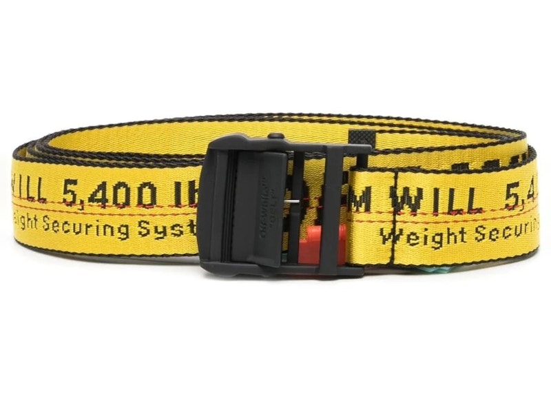 OFF-WHITE Women's Classic Industrial Belt Yellow/Black
