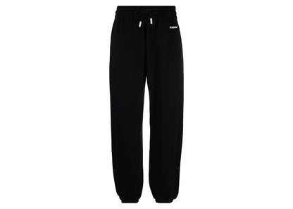 OFF-WHITE Women's For All Helv Relaxed Sweatpants Black/White