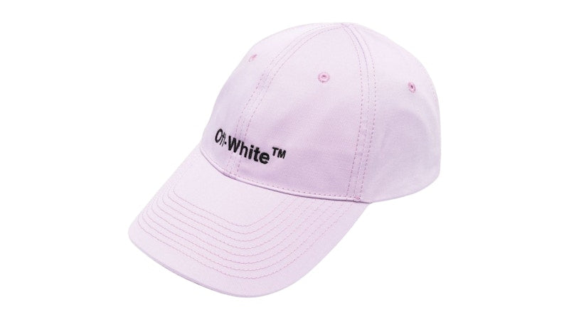 OFF-WHITE Women's Helvetica Logo Baseball Cap Cap Purple