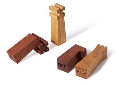 OFF-WHITE Wood Chess Set