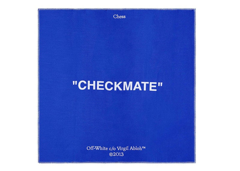 OFF-WHITE Wood Chess Set