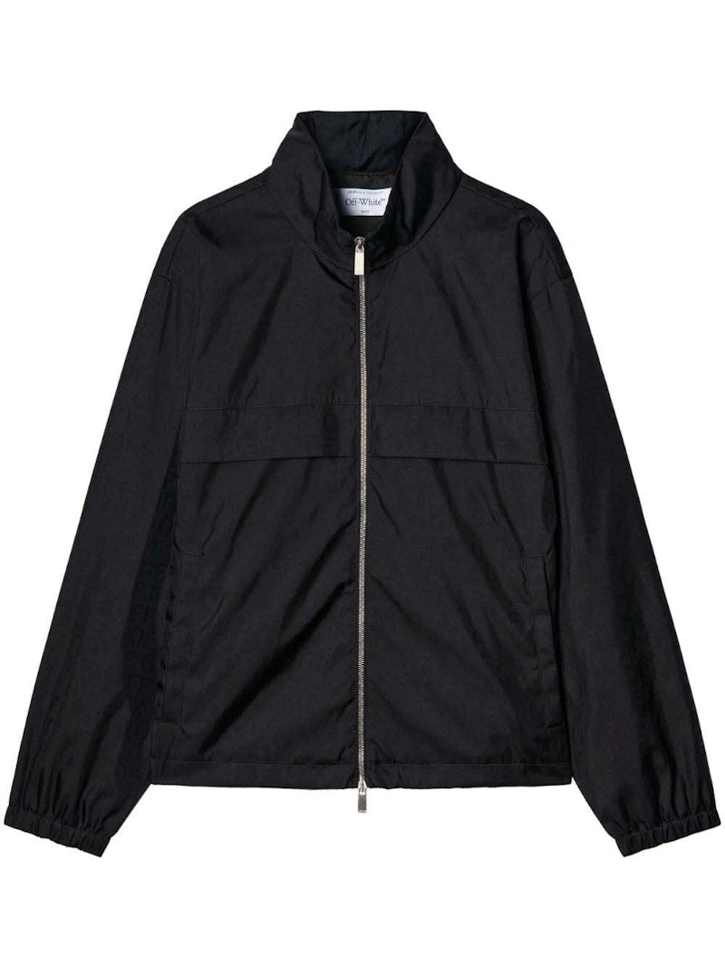 OFF-WHITE Zip-Fastening Long-Sleeve Jacket Black