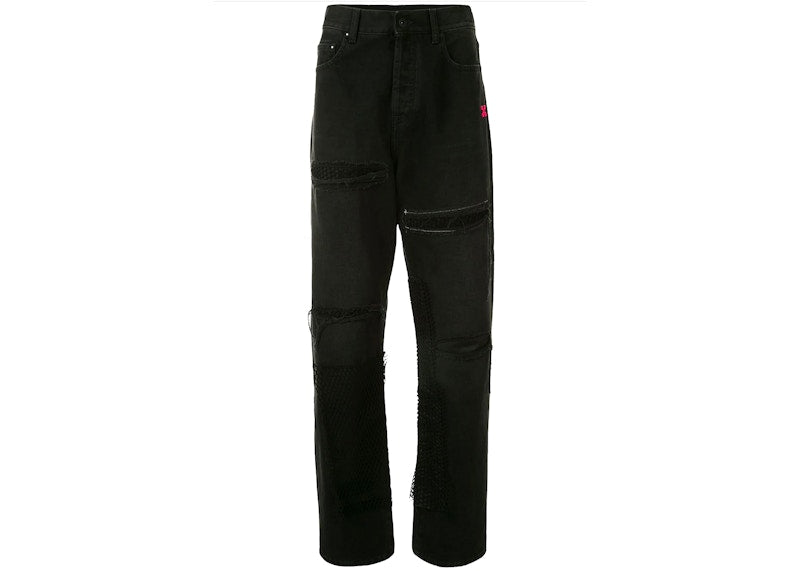 OFF-WHITE x EV BRAVADO 90s' Baggy Fit Jeans Black