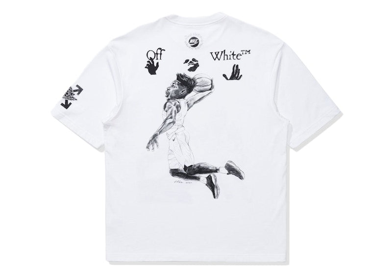 OFF-WHITE x Jordan MJ T-Shirt (Asia Sizing) White