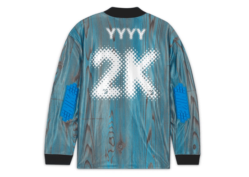 OFF-WHITE x Nike 001 Soccer Jersey (Asia Sizing) Blue