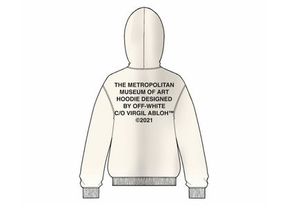 OFF-WHITE x The Met Hoodie Neutral