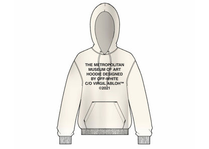 OFF-WHITE x The Met Hoodie Neutral