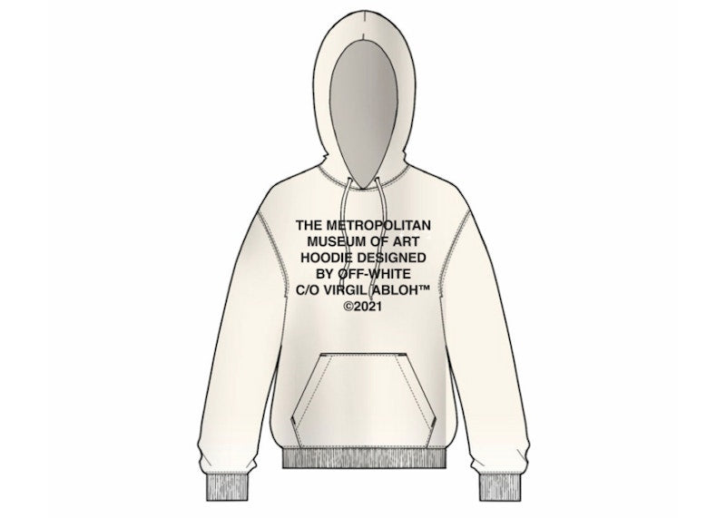 OFF-WHITE x The Met Hoodie Neutral