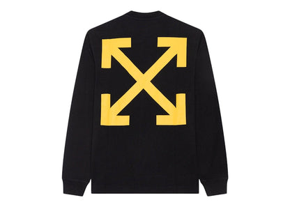 OFF-WHITE Arrow Caravaggio Ann Skate L/S Tee Black/Yellow