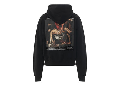 OFF-WHITE Caravaggio Deposition Print Oversized Hoodie Black/Multi