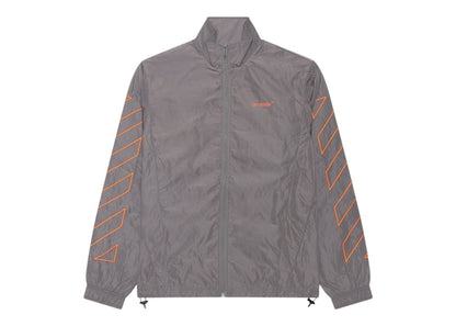 OFF-WHITE Diag Outline Track Top Steel Iron/Blood Orange