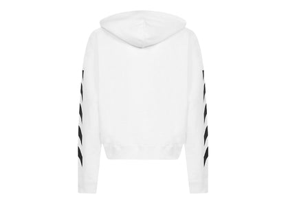 OFF-WHITE Diagonal Helvetica Oversized Hoodie White/Black