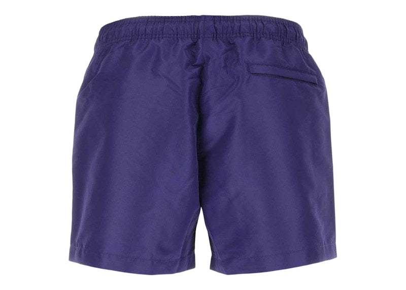 OFF-WHITE Off Logo Print Swim Shorts Electric Purple