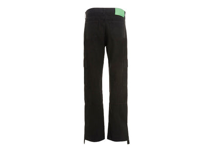 OFF-WHITE Wave Off Canvas Cargo Pants Black