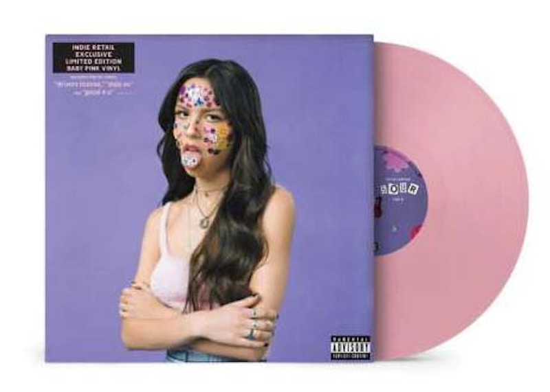 Olivia Rodrigo Sour Indie Retail Exclusive LP Vinyl Baby Pink